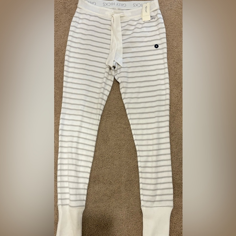 Hollister Gilly Hicks Thermal Striped Jogger Pajama Pants Women’s Sz‎ M NWT